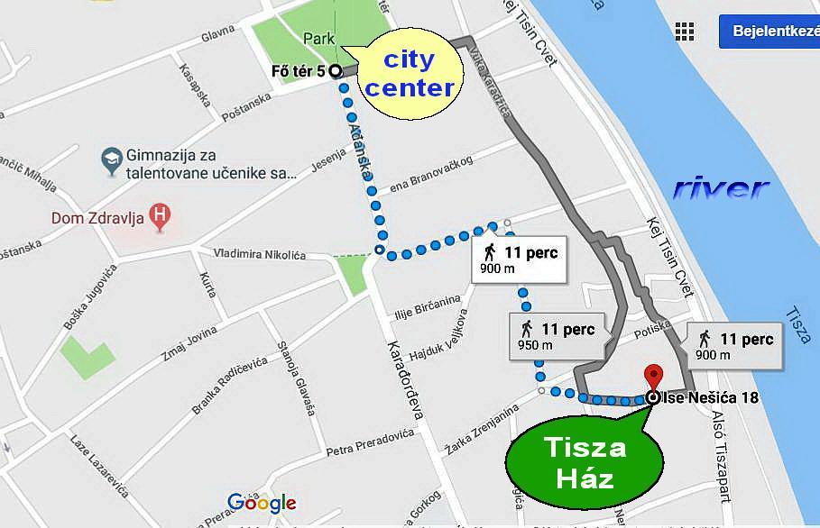 Guest House Tisza Haz Senta Екстериор снимка